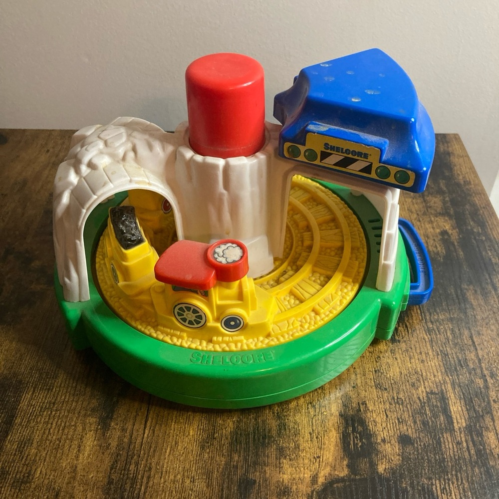 vintage 1990’s Shelcore Push and Spin Choo Choo Train
